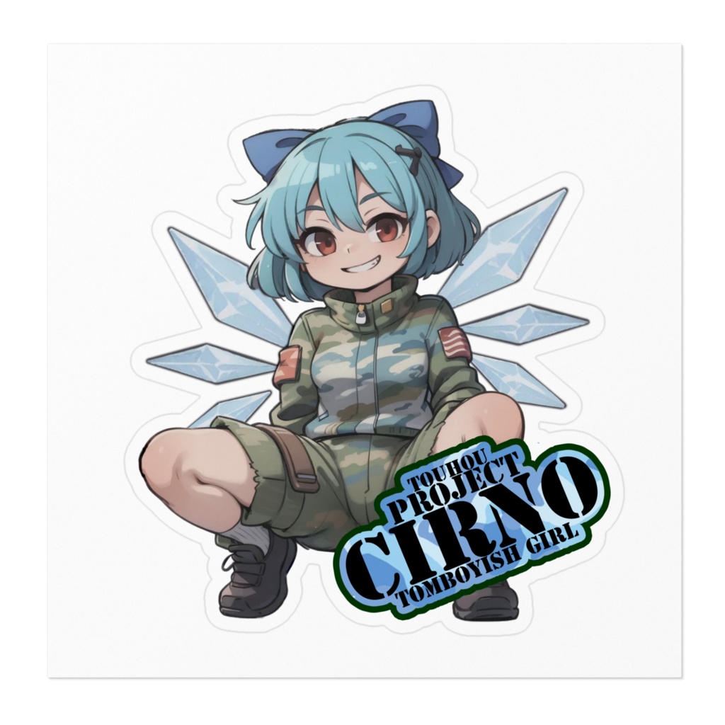 東方Projectステッカー チルノver.M②