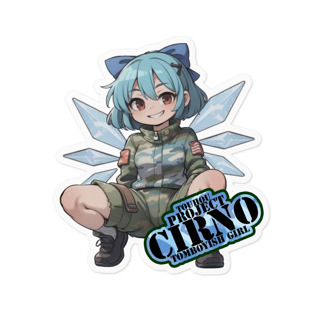 東方Projectステッカー チルノver.M②