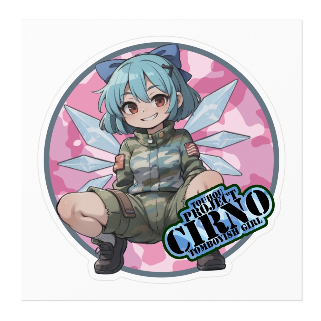 東方Projectステッカー チルノver.M②