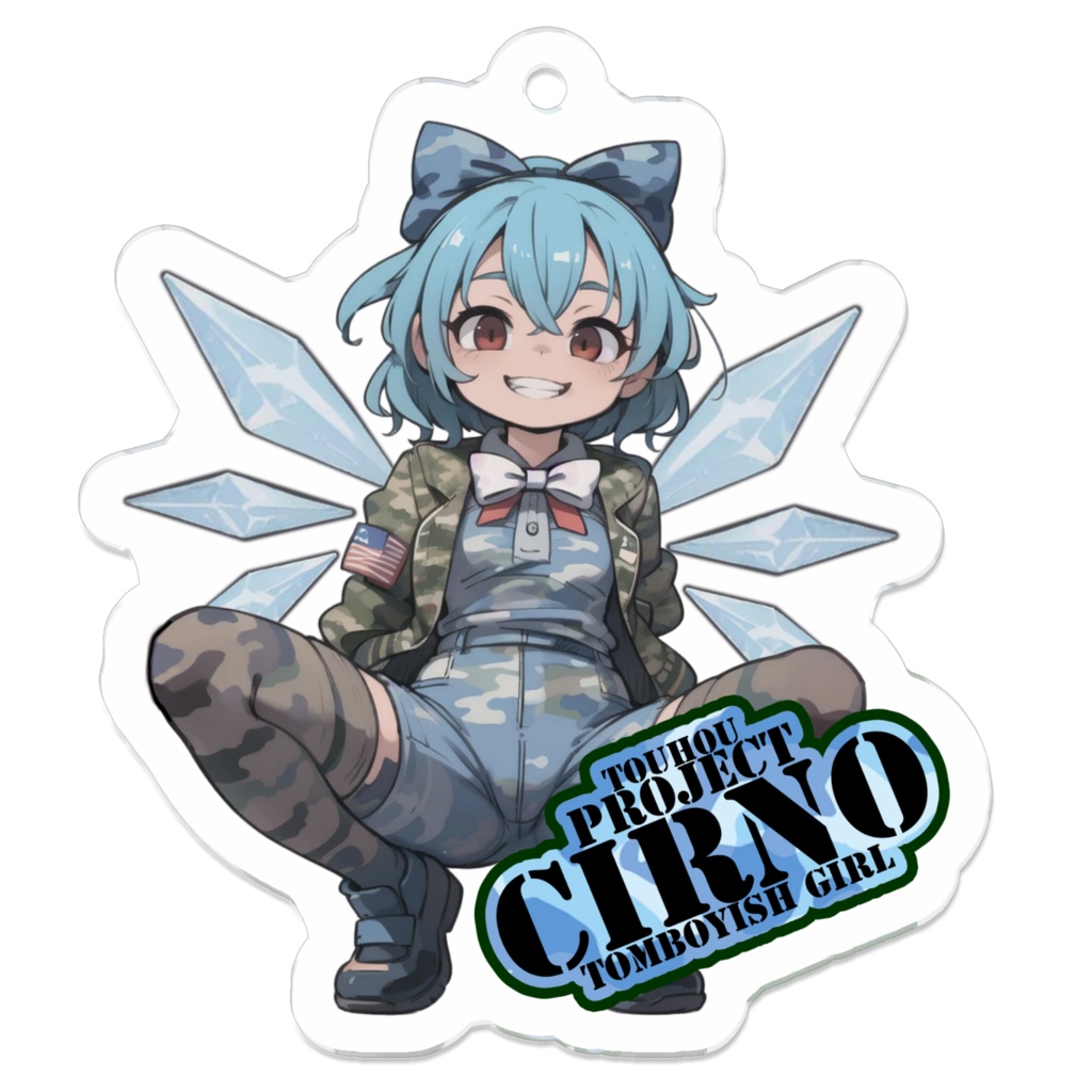 東方Projectアクリルキーホルダー チルノver.M③