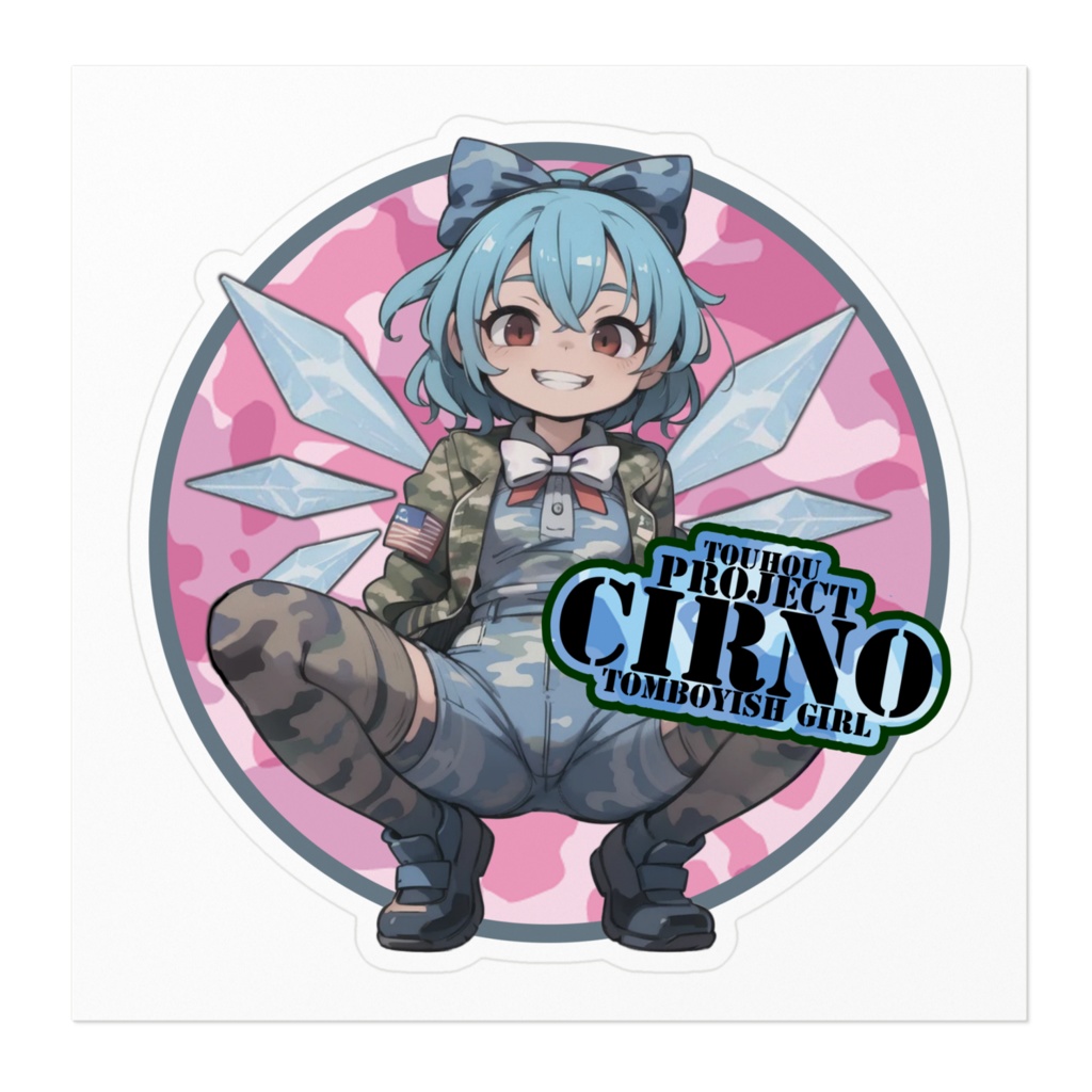 東方Projectステッカー チルノver.M③-2