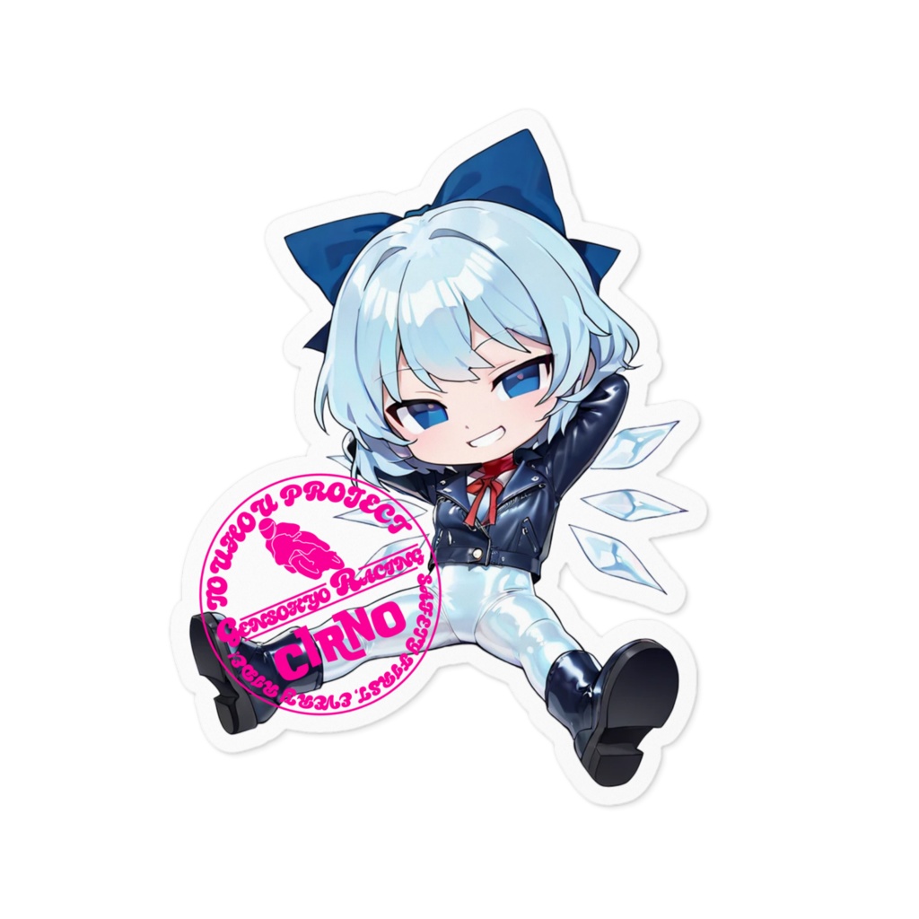 東方Projectステッカー 幻想郷レーシング/チルノ①