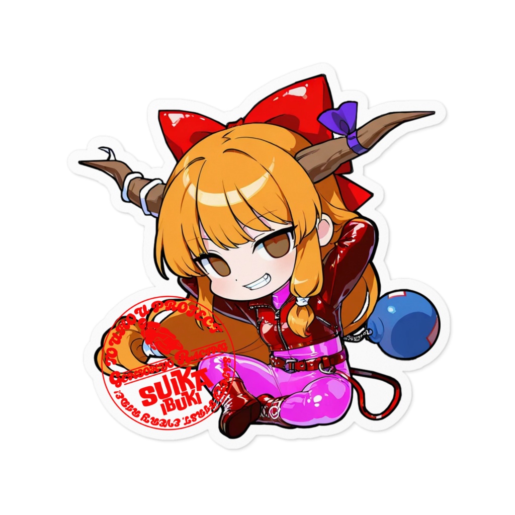 東方Projectステッカー 幻想郷レーシング/伊吹萃香①