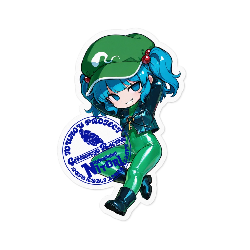 東方Projectステッカー 幻想郷レーシング/河城にとり①