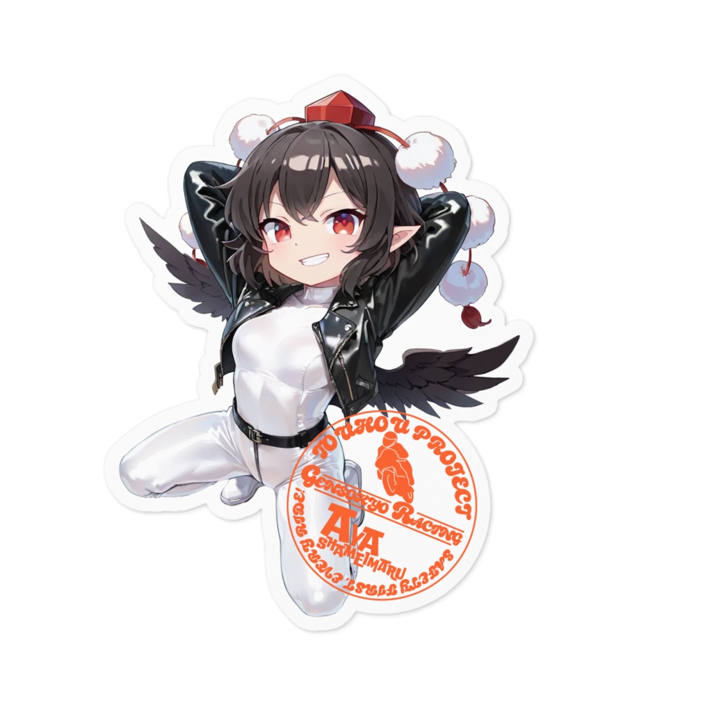 東方Projectステッカー 幻想郷レーシング/射命丸文①