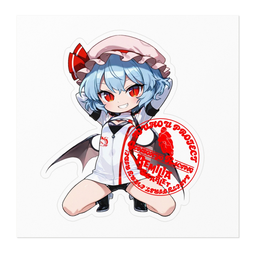 東方Projectステッカー 幻想郷レーシングRQ/レミリア・スカーレット①