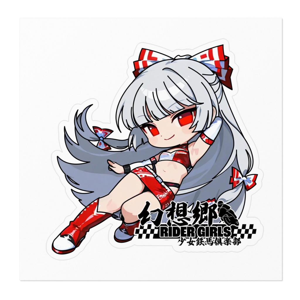 東方Projectステッカー 幻想郷レーシングRQ/藤原妹紅①