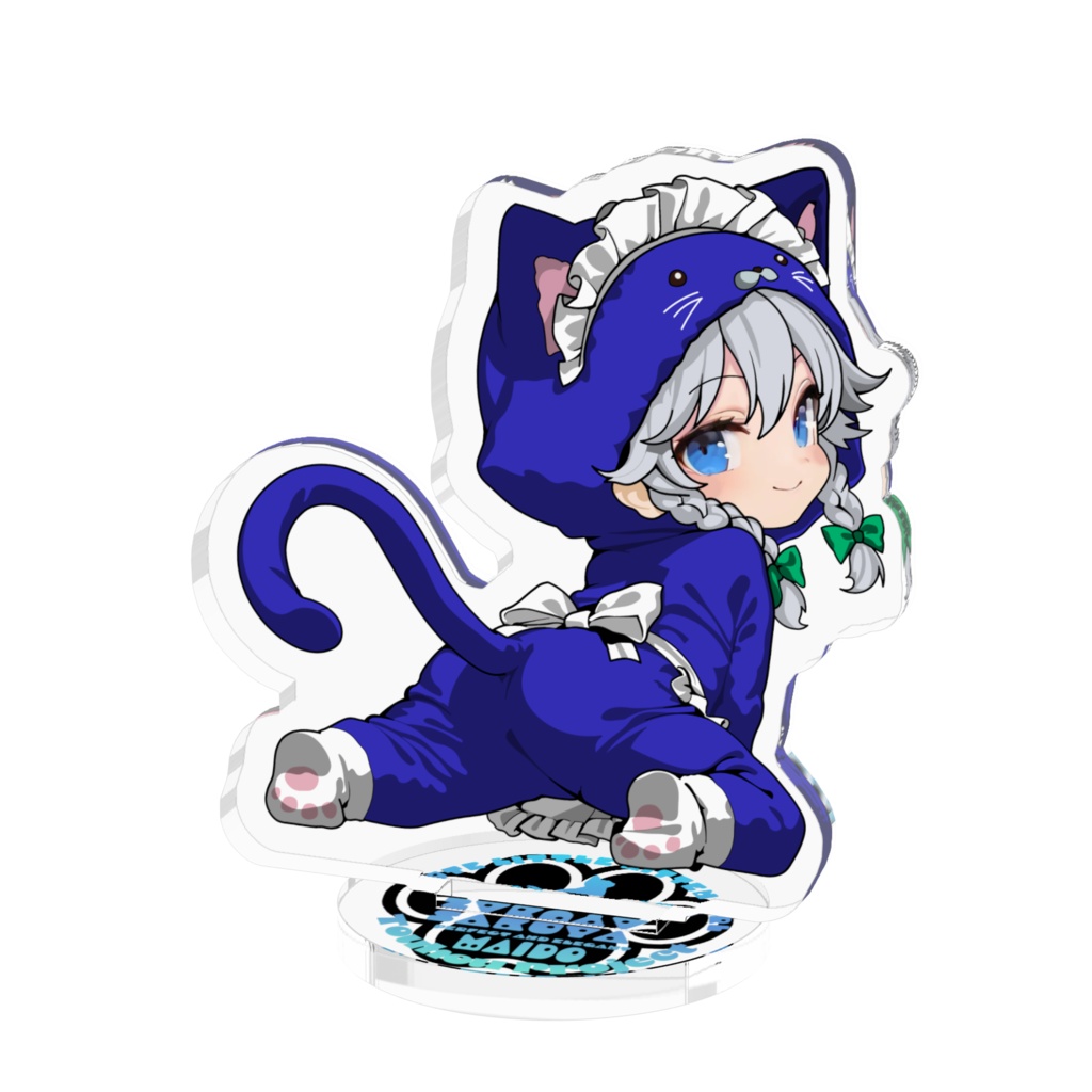 東方Project猫耳着ぐるみシリーズ 十六夜咲夜 アクリルキーホルダー
