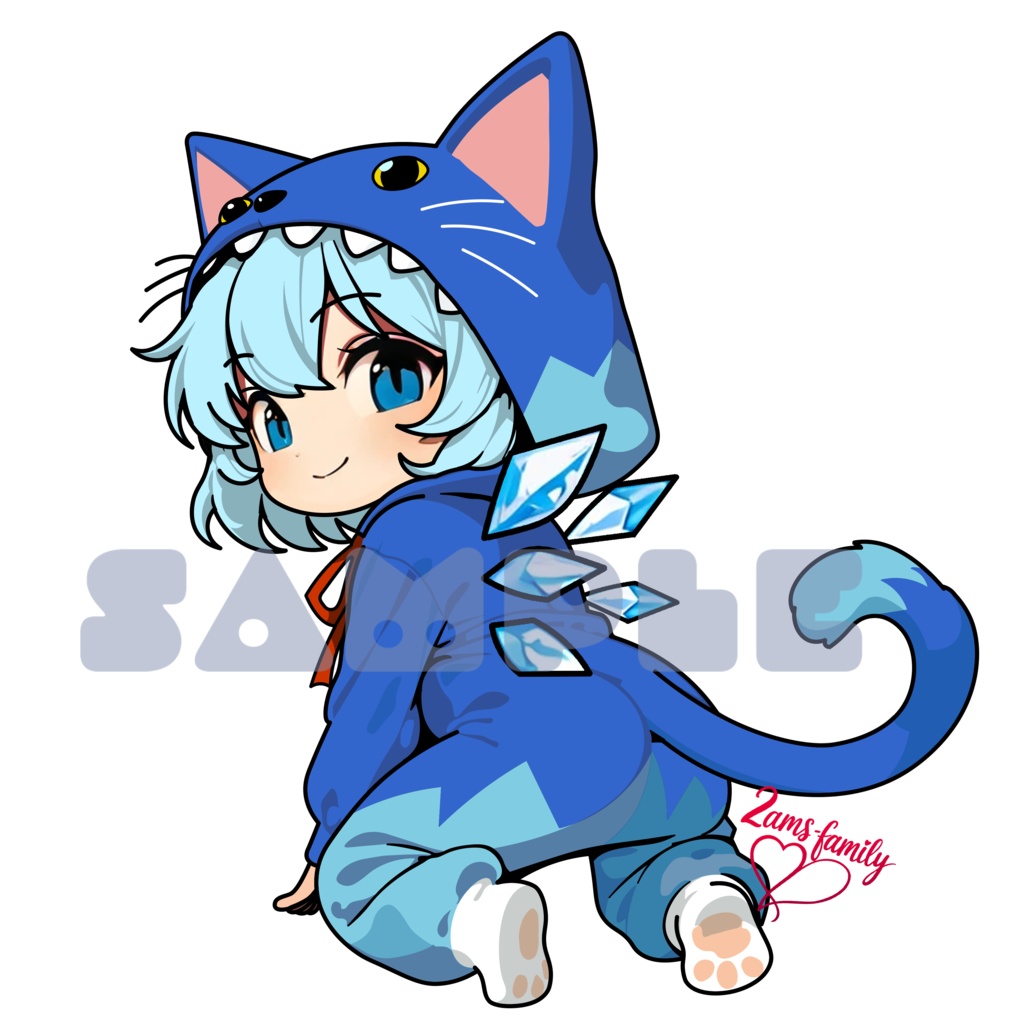 東方Project着ぐるみちびキャラ 東方紅魔郷 チルノ