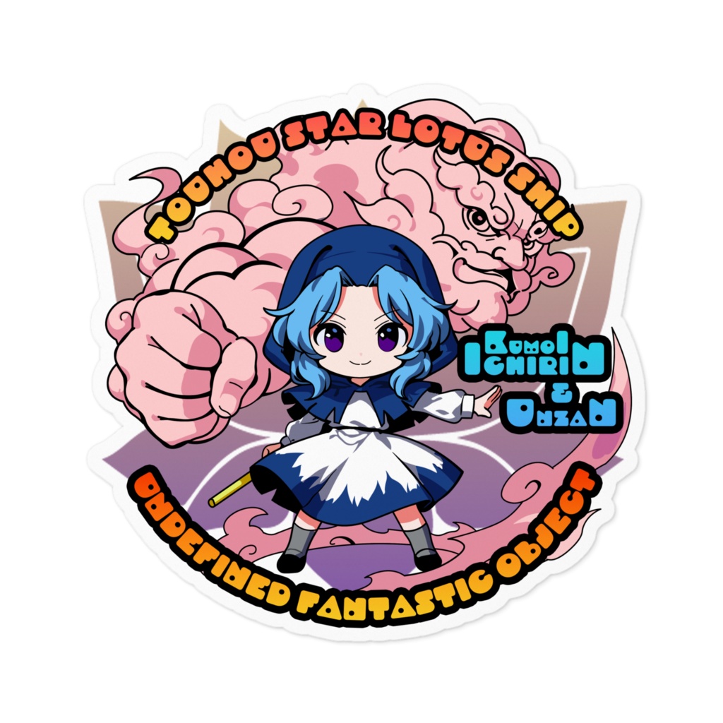 東方Projectステッカー 東方星蓮船　雲居一輪＆雲山