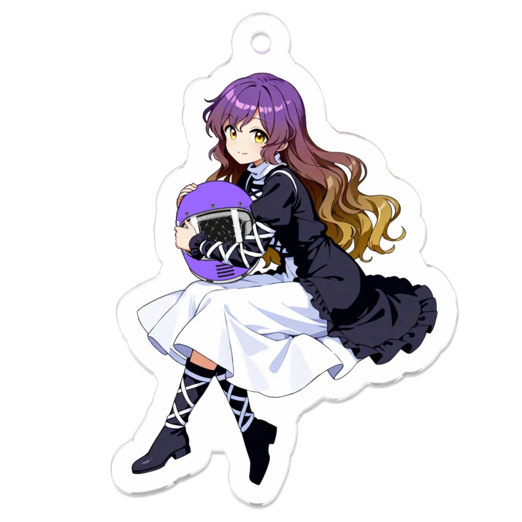 【東方Project ライダーズアイテム】ヘルメット抱きしめアクリルキーホルダー 聖白蓮