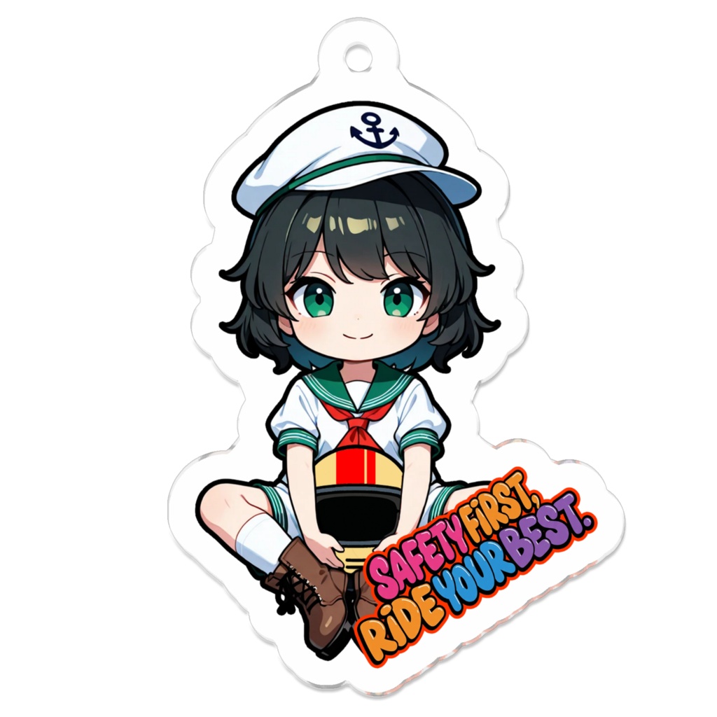東方Project 村紗水蜜 お守りアクリルキーホルダー ～Safety First, Ride Your Best～！