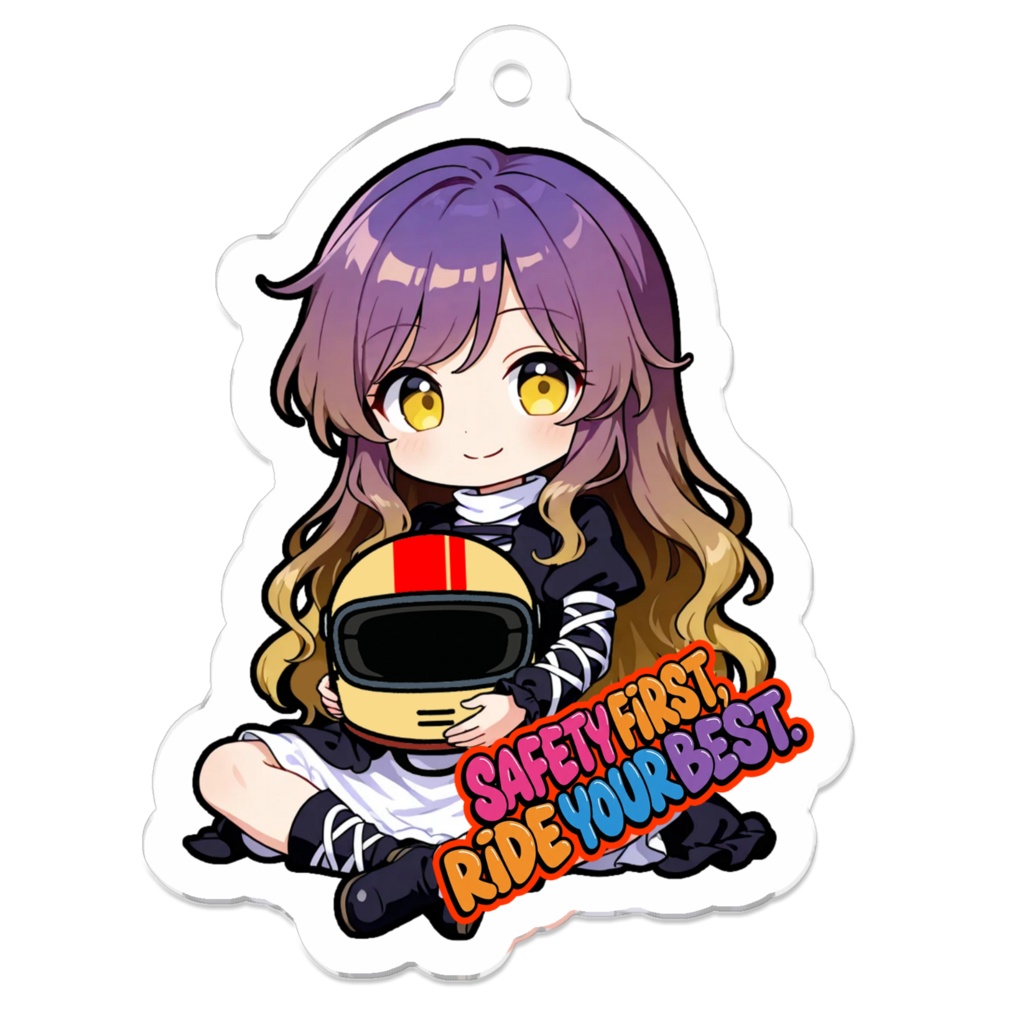 東方Project 聖白蓮 お守りアクリルキーホルダー ~Safety First, Ride Your Best~