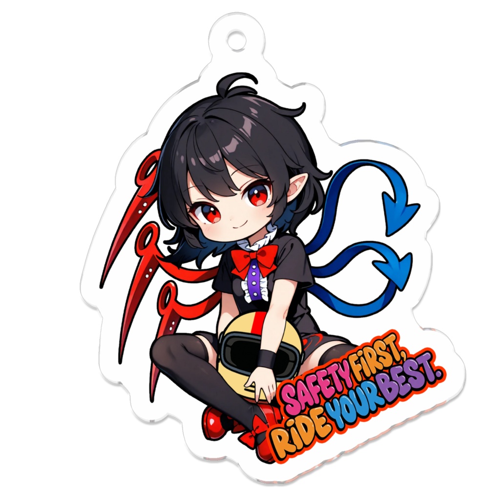 東方Project 封獣ぬえ お守りアクリルキーホルダー ~Safety First, Ride Your Best~