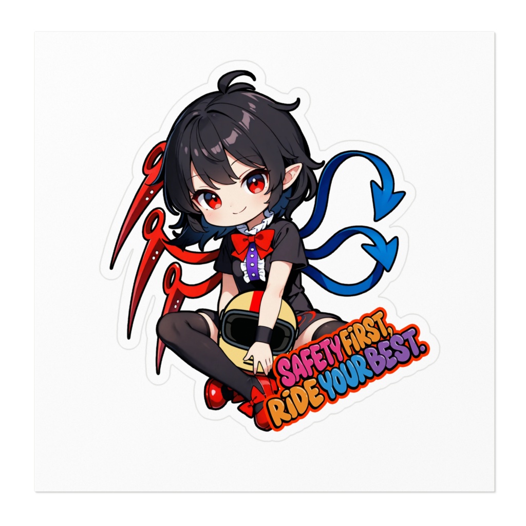 東方Project 封獣ぬえ お守りステッカー ~Safety First, Ride Your Best~