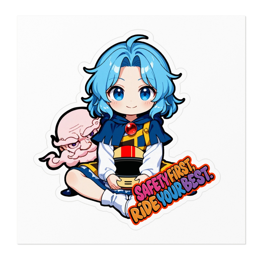東方Project 雲居一輪&雲山 お守りステッカー ~Safety First, Ride Your Best~