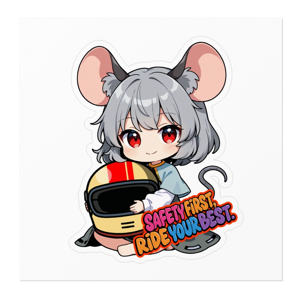 東方Project ナズーリン お守りステッカー ~Safety First, Ride Your Best~