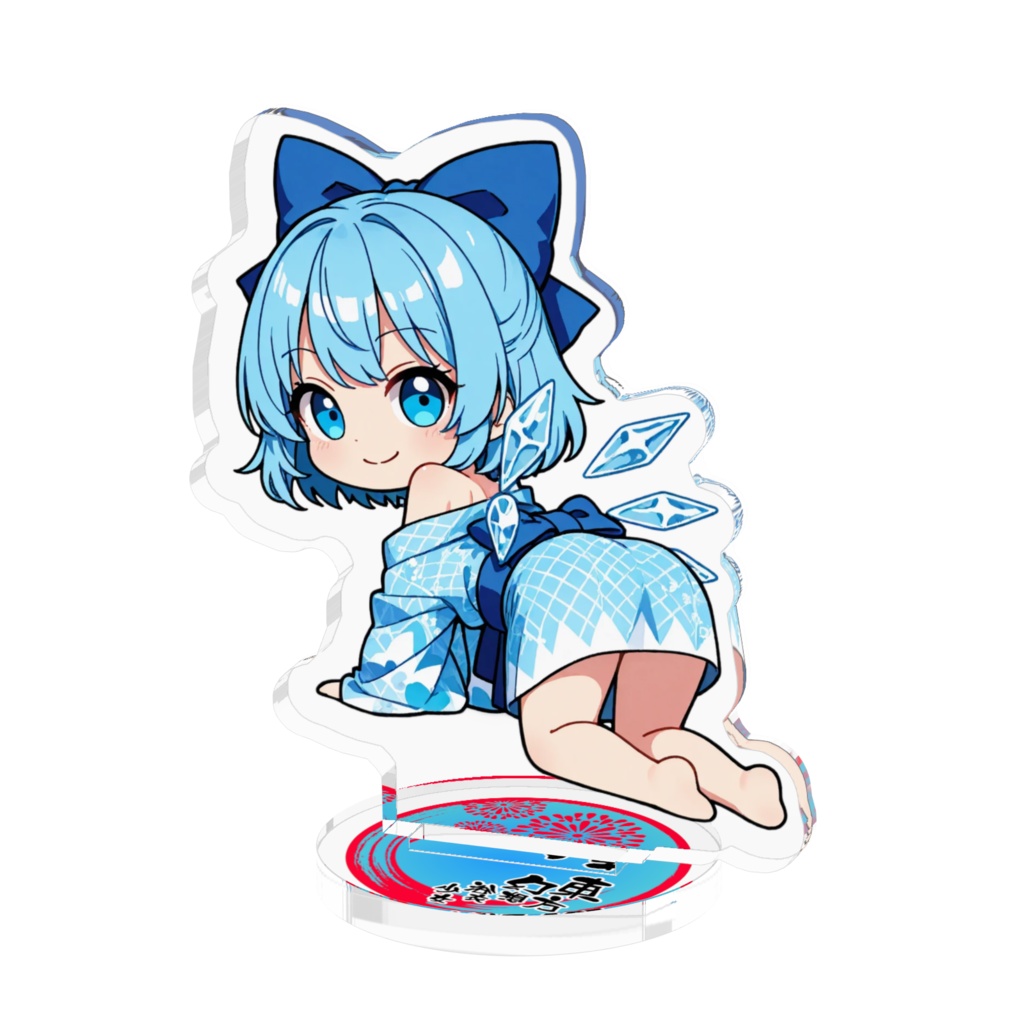 東方Project 東方幻想浴衣少女 チルノ アクリルフィギュア