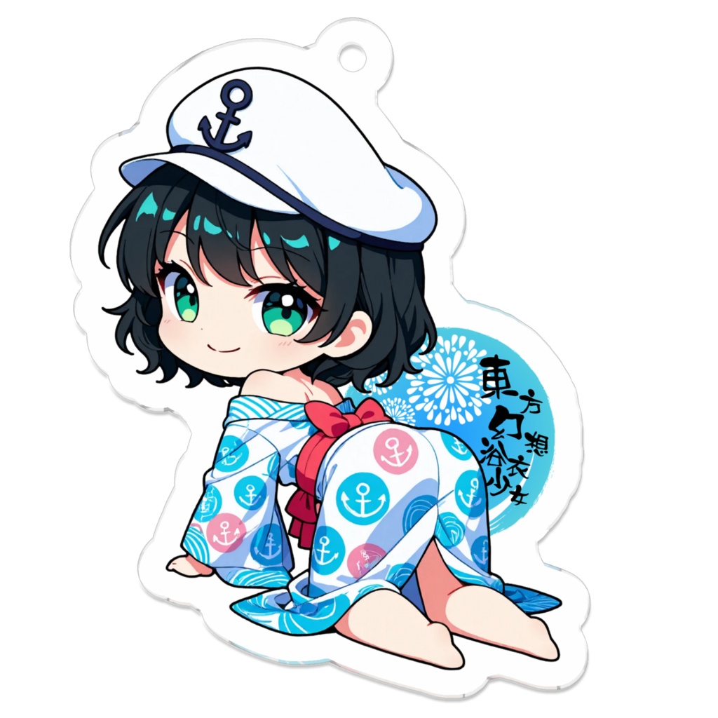 東方Project 東方幻想浴衣少女 村紗水蜜アクリルキーホルダー