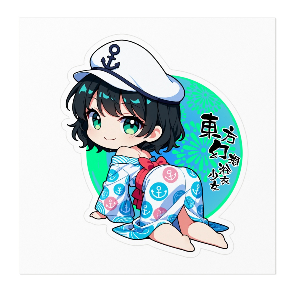 東方Project 東方幻想浴衣少女 村紗水蜜 ステッカー