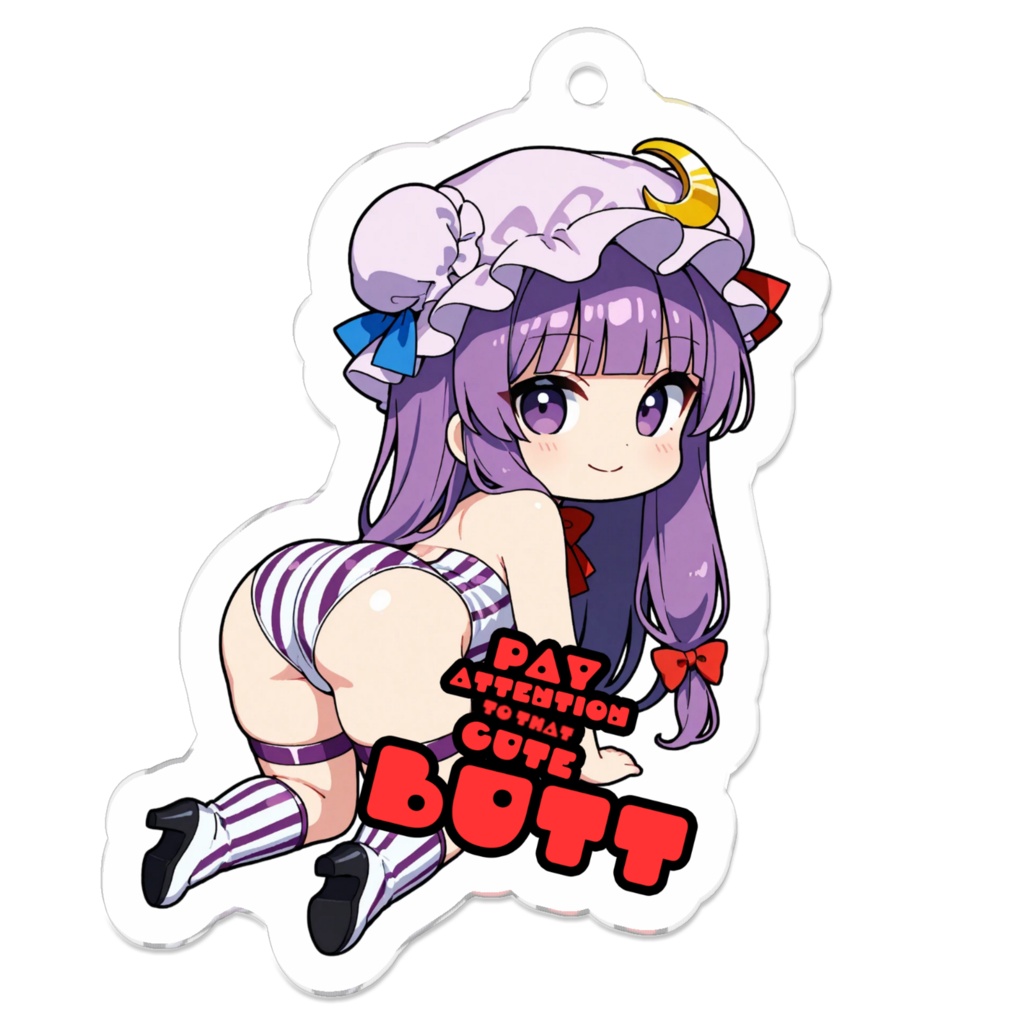 東方Project パチュリー・ノーレッジ Cute Butt Collection　アクリルキーホルダー