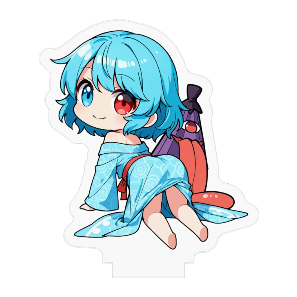 東方Project 東方幻想浴衣少女 多々良小傘 アクリルフィギュア