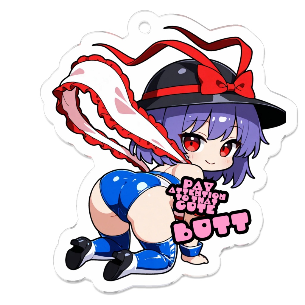 東方Project 永江衣玖 Cute Butt Collection　アクリルキーホルダー