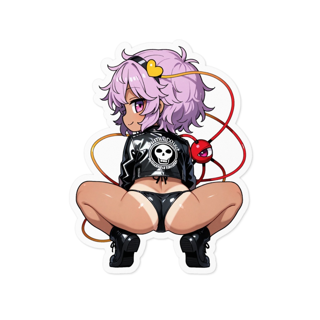 東方Project 古明地さとり Cool Butt Rider Girls ステッカー(ロゴ無しver）