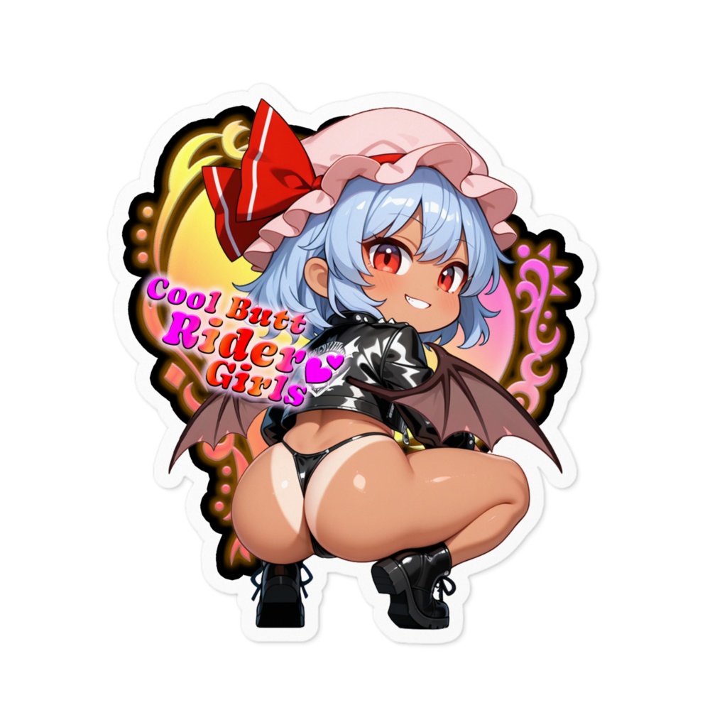 東方Project レミリア・スカーレット Cool Butt Rider Girls ステッカー