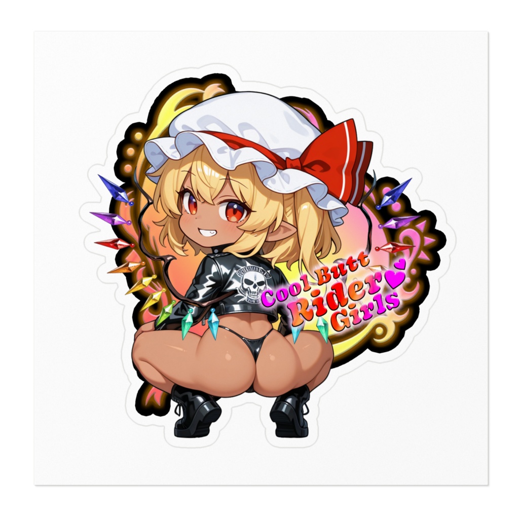 東方Project フランドール・スカーレット Cool Butt Rider Girls ステッカー