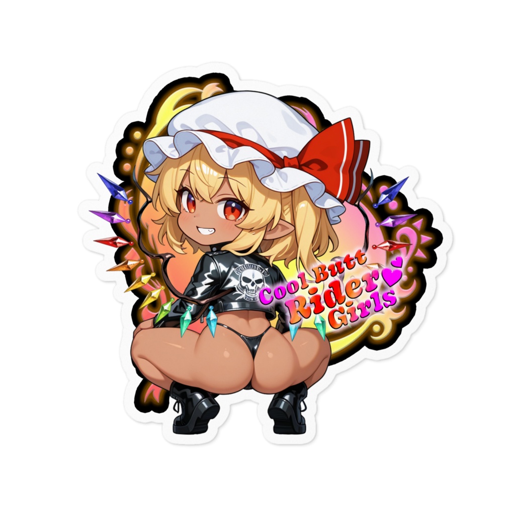 東方Project フランドール・スカーレット Cool Butt Rider Girls ステッカー