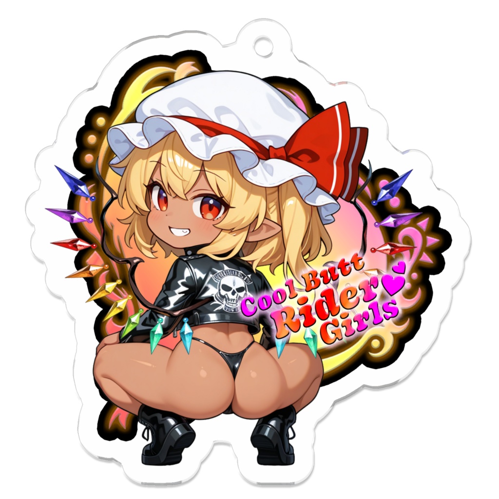 東方Project フランドール・スカーレット Cool Butt Rider Girls アクリルキーホルダー
