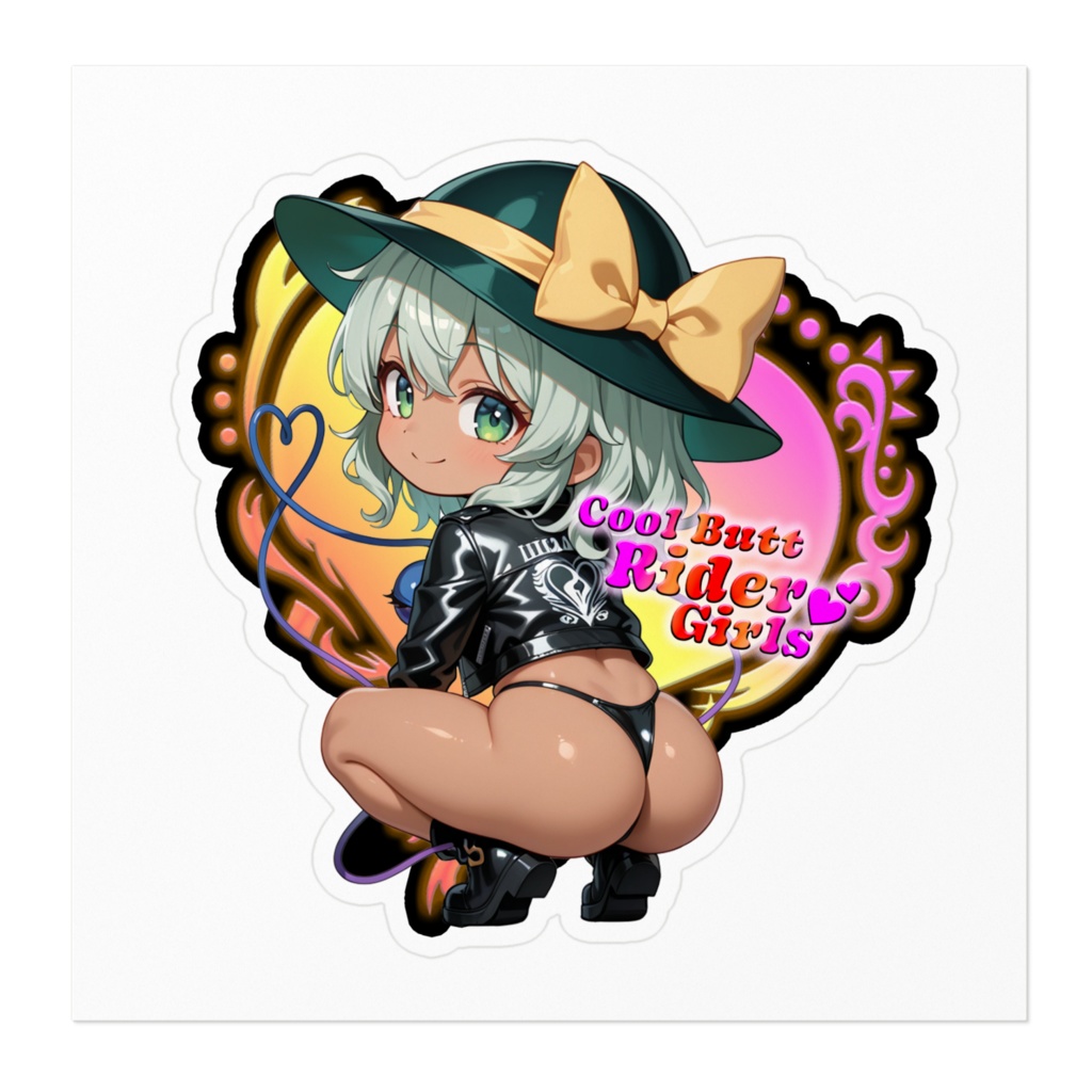 東方Project 古明地こいし Cool Butt Rider Girls ステッカー