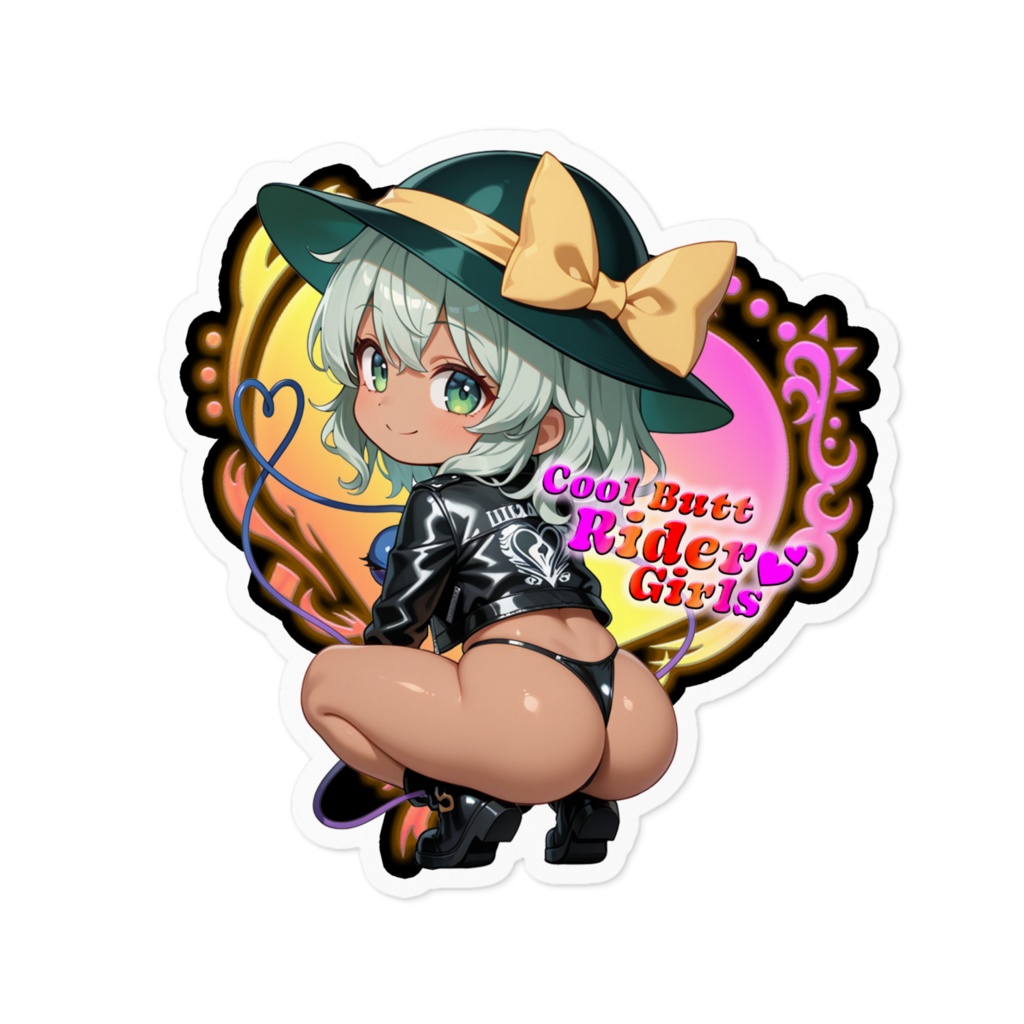 東方Project 古明地こいし Cool Butt Rider Girls ステッカー
