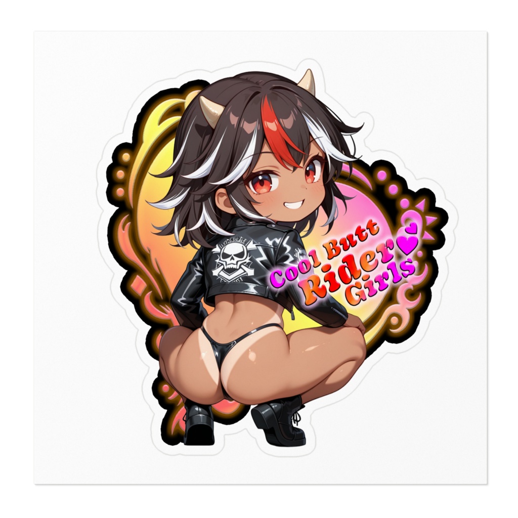 東方Project 鬼人正邪 Cool Butt Rider Girls ステッカー
