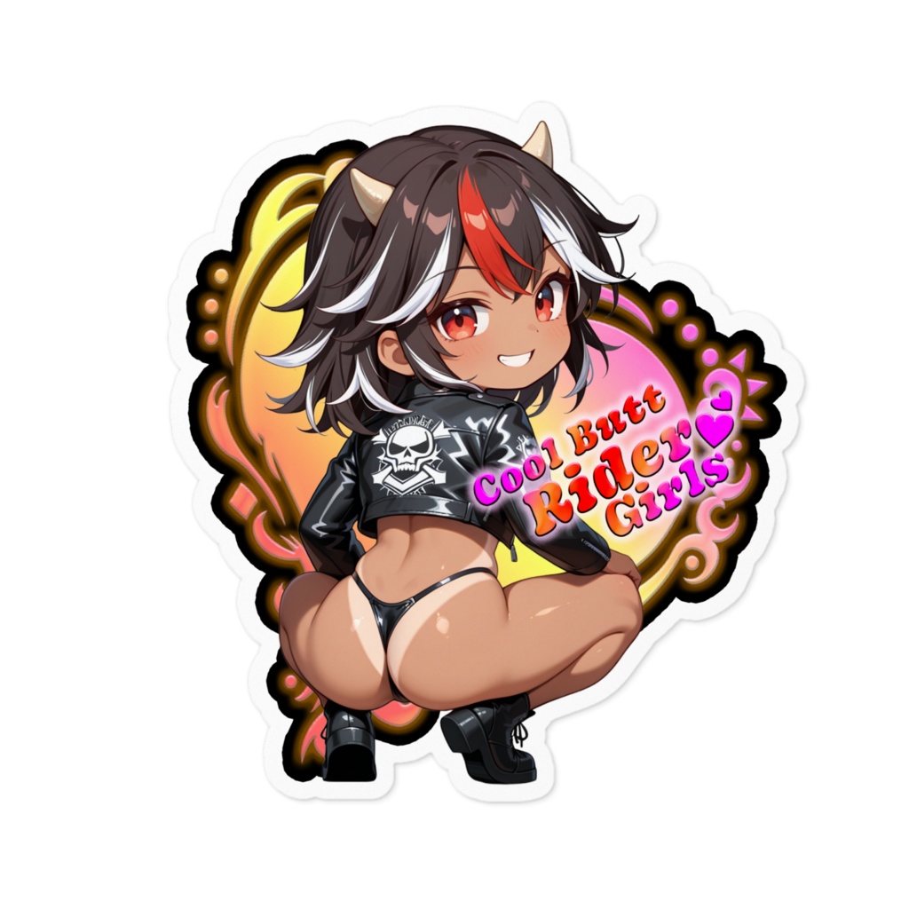 東方Project 鬼人正邪 Cool Butt Rider Girls ステッカー