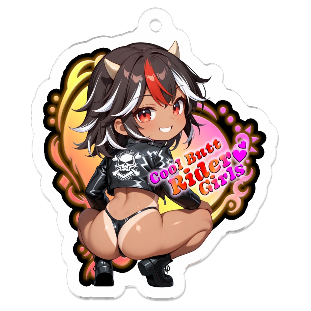 東方Project 鬼人正邪 Cool Butt Rider Girls アクリルキーホルダー