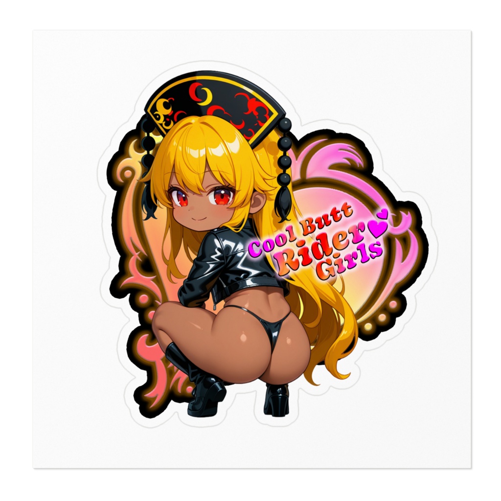 東方Project 純狐 Cool Butt Rider Girls ステッカー