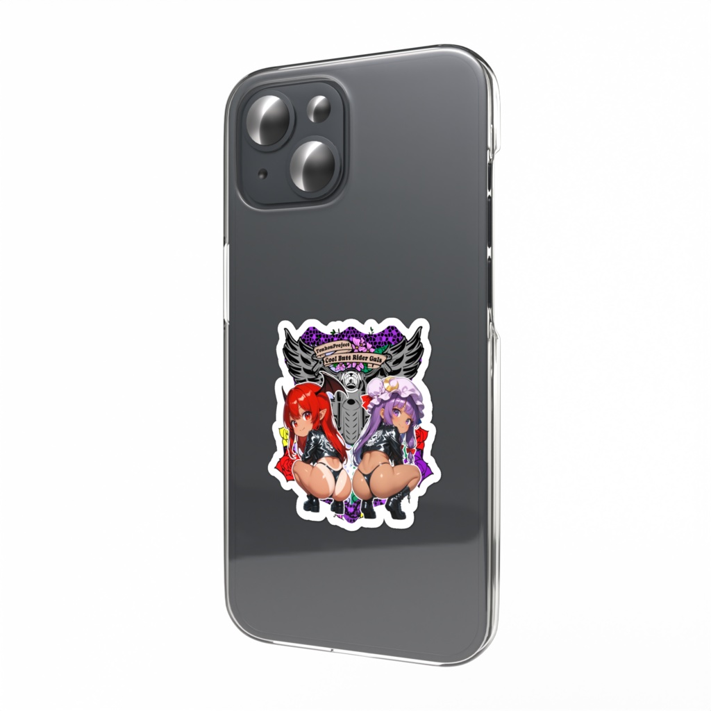 東方Project パチュリー×小悪魔 Cool Butt Rider GALs スマホステッカー レザージャケットver