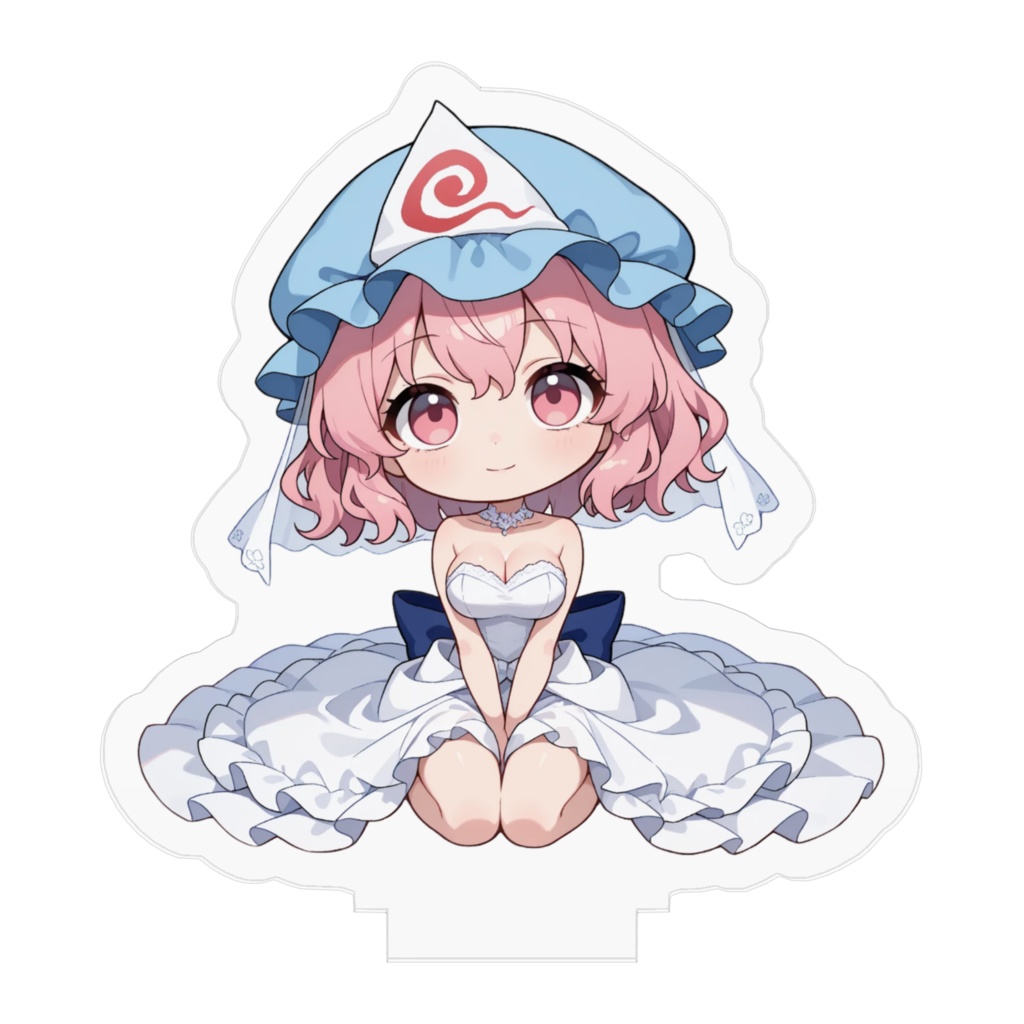 東方Project 西行寺幽々子は俺の嫁 アクリルフィギュア