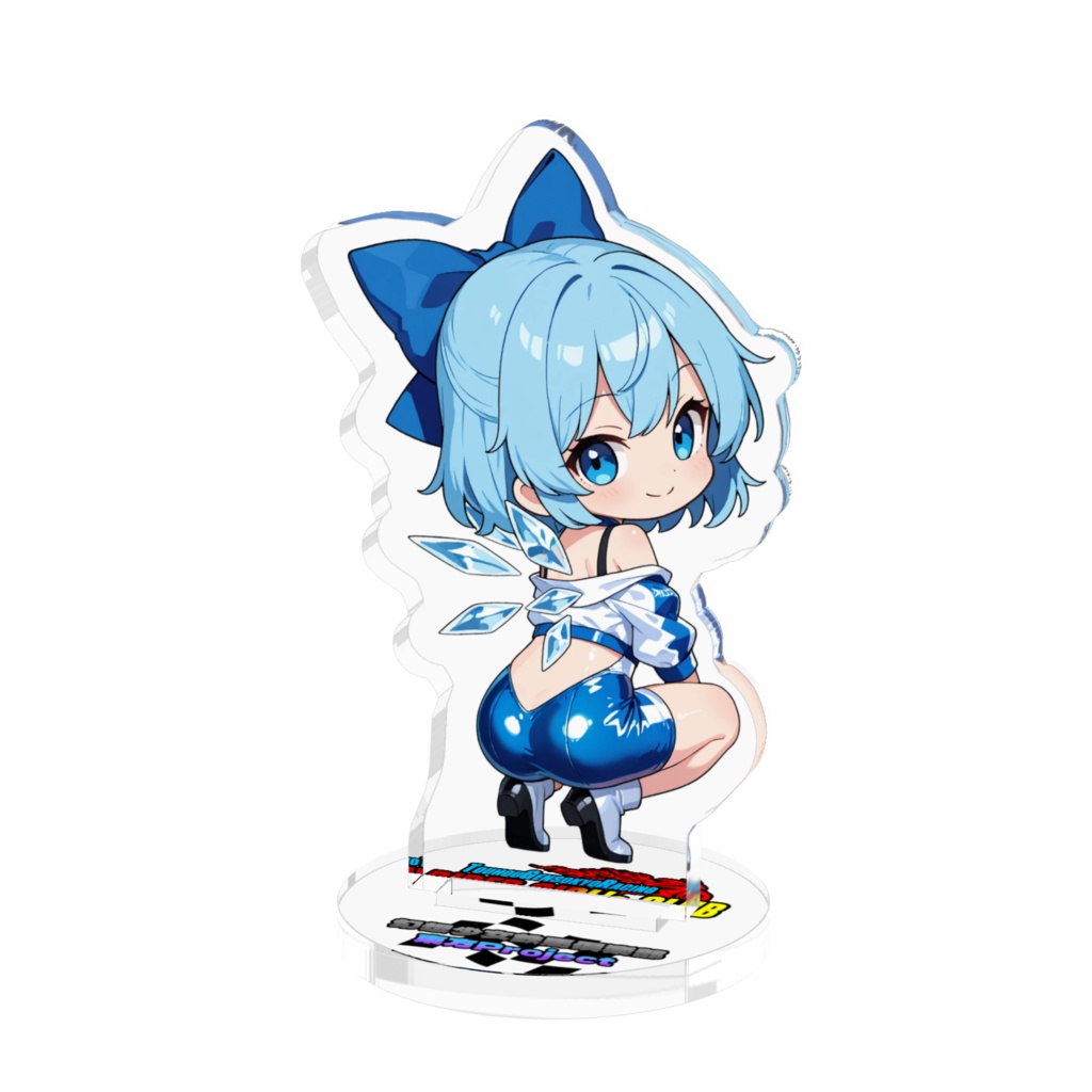 東方Project チルノ 幻想少女鉄馬俱楽部 アクリルフィギュア