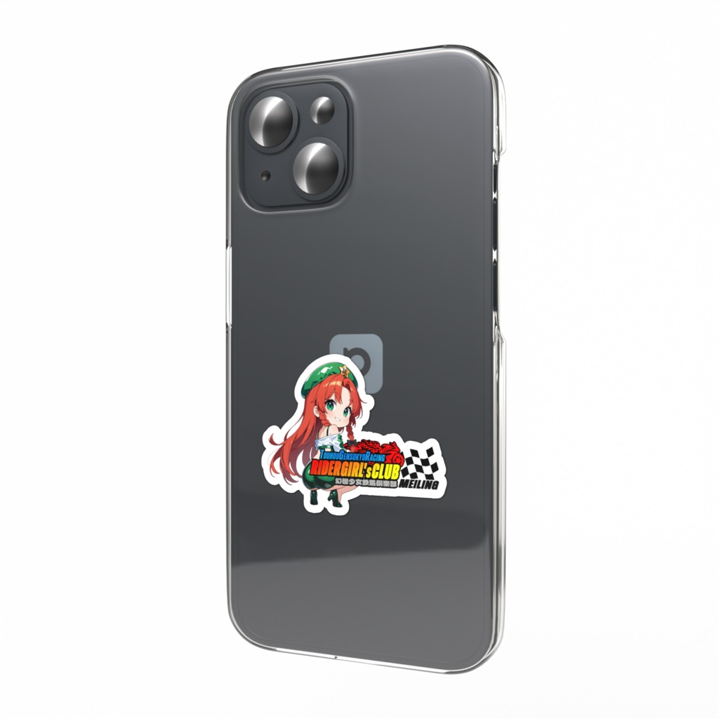 東方Project 紅美鈴 幻想少女鉄馬俱楽部 スマホステッカー