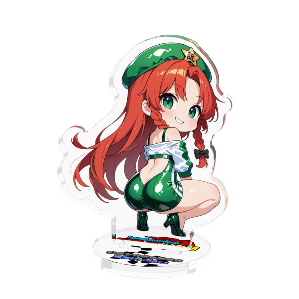 東方Project 紅美鈴 幻想少女鉄馬俱楽部 アクリルフィギュア