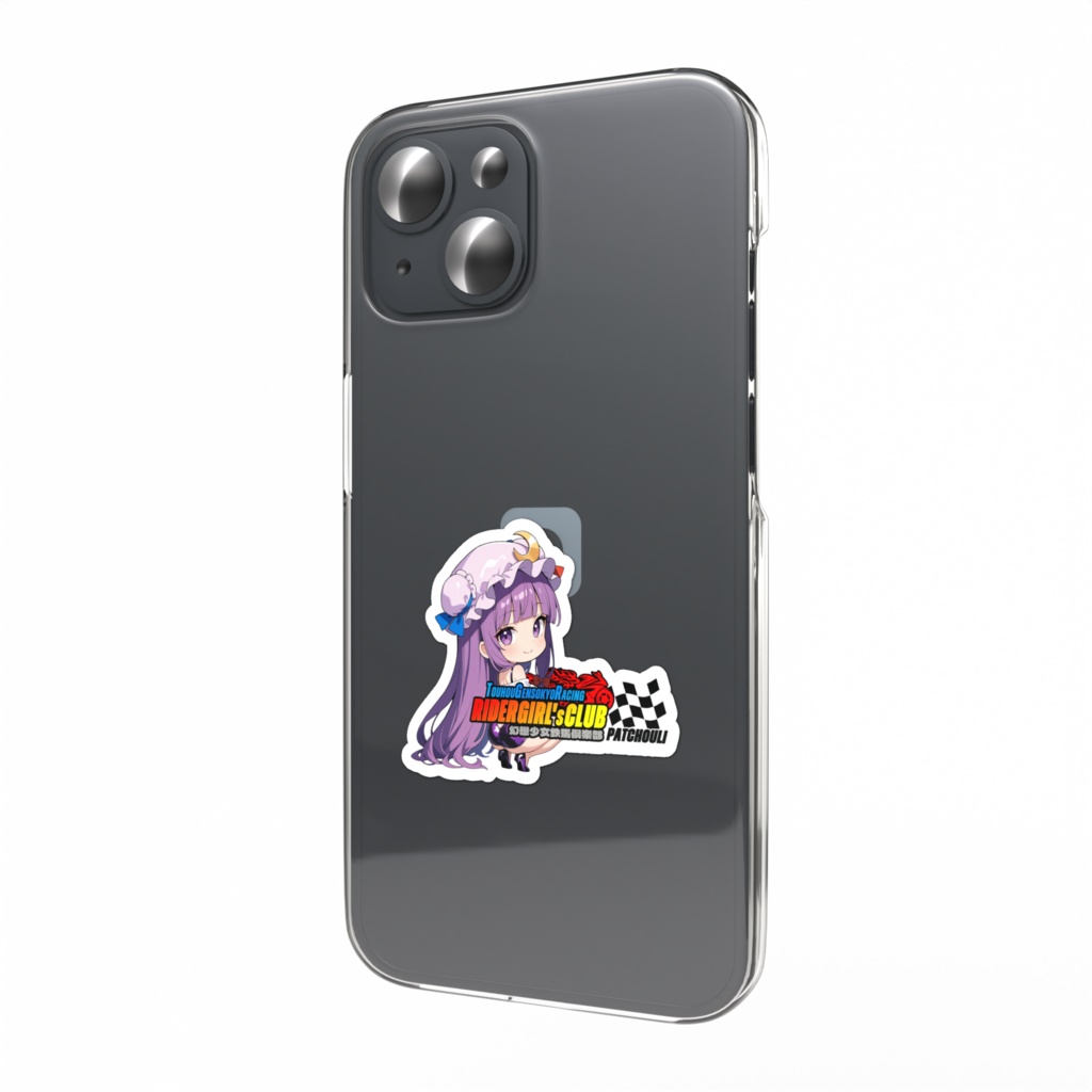 東方Project パチュリー・ノーレッジ 幻想少女鉄馬俱楽部 スマホステッカー