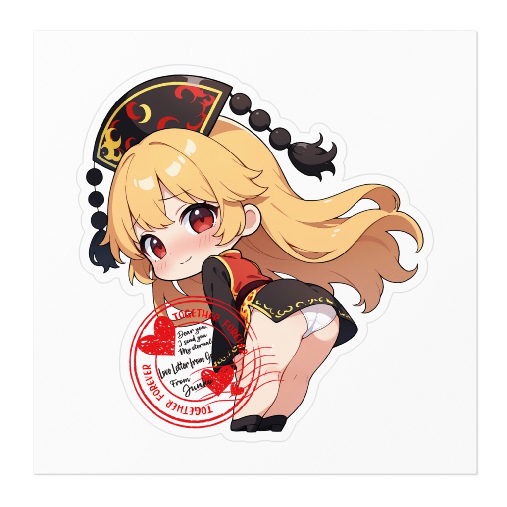 東方Project Love Letter from Gensokyo ステッカー 純狐