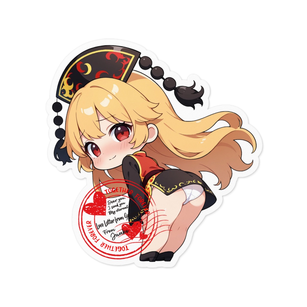 東方Project Love Letter from Gensokyo ステッカー 純狐