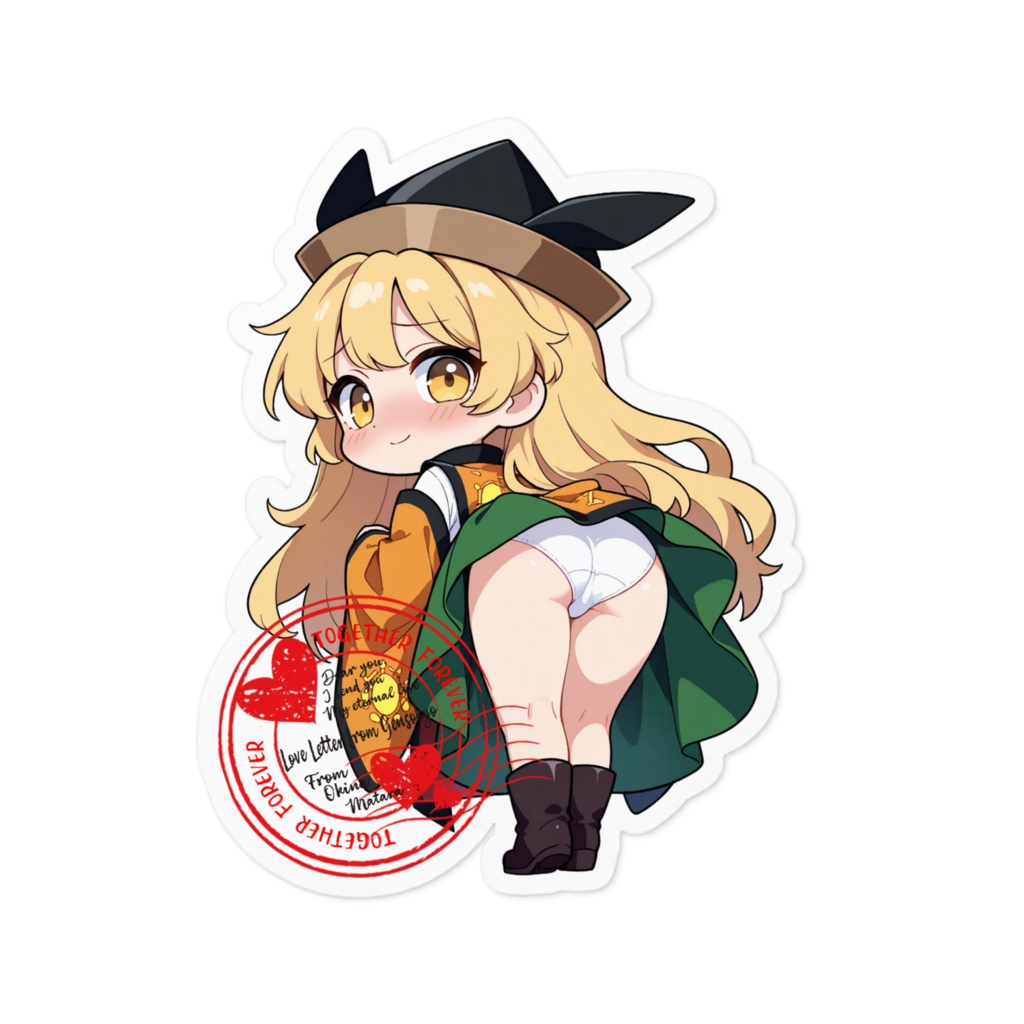 東方Project Love Letter from Gensokyo スマホステッカー 摩多羅隠岐奈