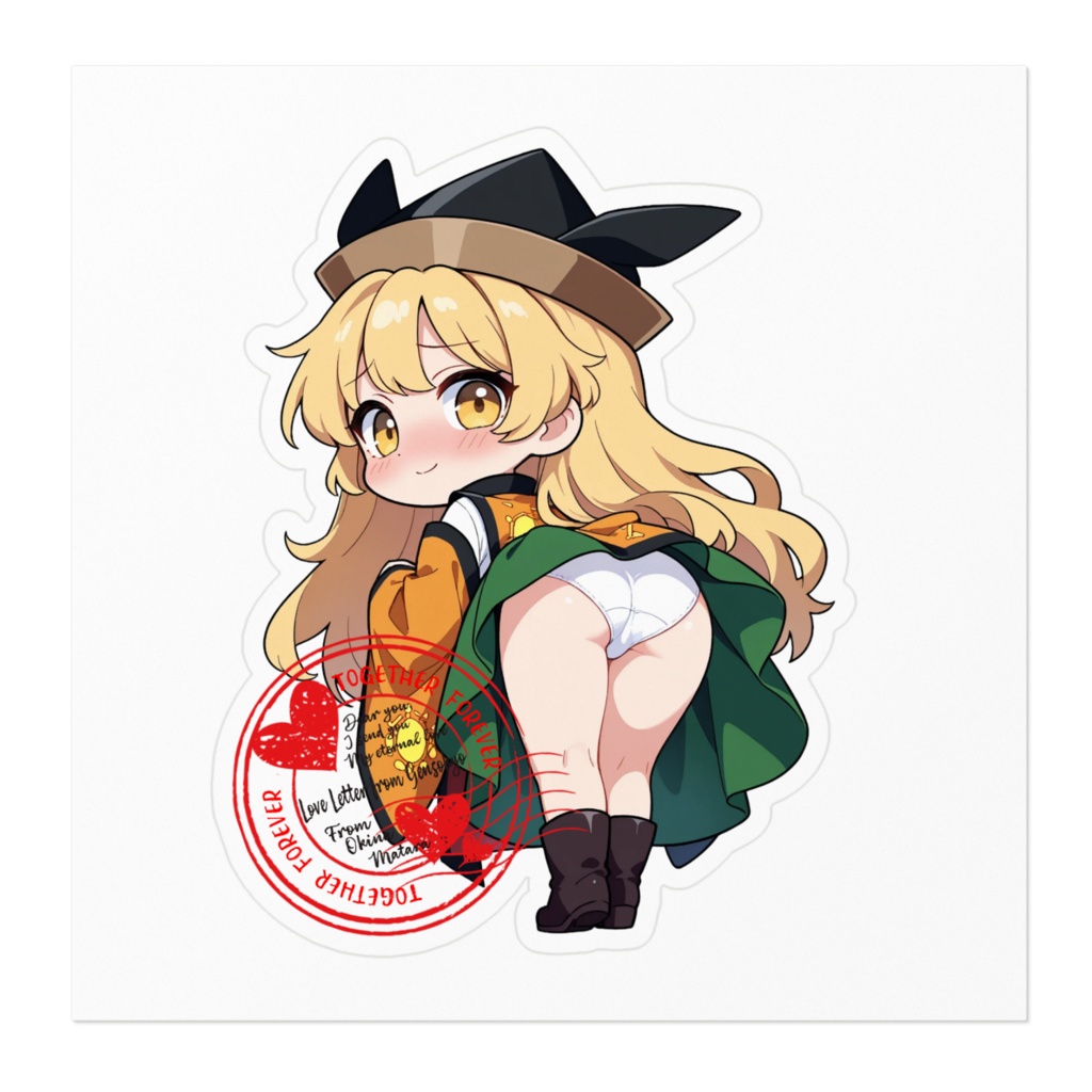 東方Project Love Letter from Gensokyo スマホステッカー 摩多羅隠岐奈