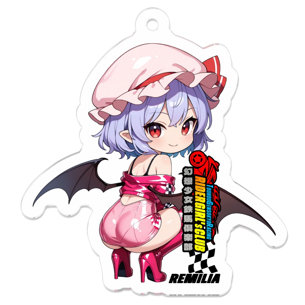 東方Project レミリア・スカーレット 幻想少女鉄馬俱楽部 アクリルキーホルダー