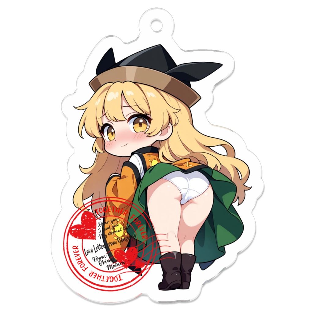 東方Project Love Letter from Gensokyo アクリルキーホルダー 摩多羅隠岐奈